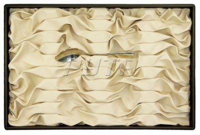 416621 Display tray with rounded corners for silverware