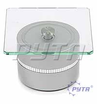 211396 Glass top turntable (d-114 mm,  battery size АА)