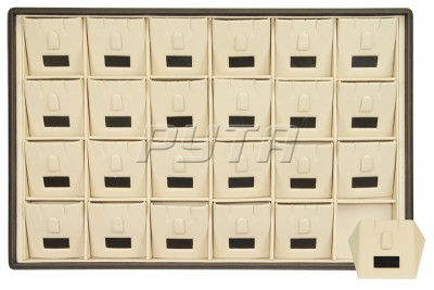 416309 Display tray with rounded corners for 24 sets / Removable inserts / Tag window / 1 c