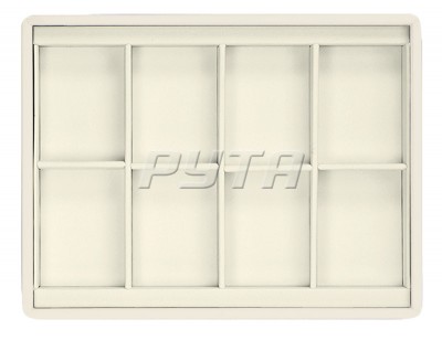 417218/Д Display tray with rounded corners,  no inserts,  inserts holders,  8 cells (cell size 47х65)