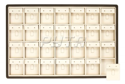 416306 Display tray with rounded corners for 28 sets / Removable inserts / 2 holes / 1 clip