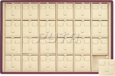 416328 Display tray with rounded corners for 24 sets / Removable inserts / 3 clips
