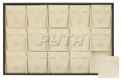 411330 Display tray for 15 sets,  angled removable inserts with 3 clips