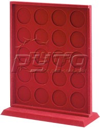 411703 Upstanding display tray for 20 coins (d-46 mm),  sliding lid