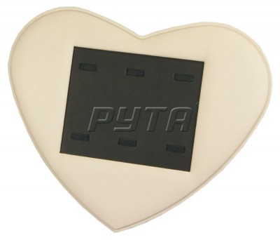431622 Heart-shaped display stand for silverware,  with bands