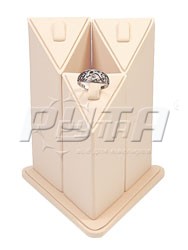 431006 Набор из 3 треугольных подставок для колец/язычок/накладки на подставках и платформе/общая платформа