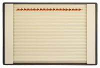 416420 Display tray with rounded corners for 17 bracelets,  with side magnet planks