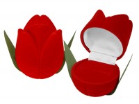 40401 Flocked box,tulip, a series of Romance
