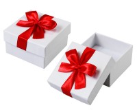 90030 Hard cardboard with ribbon on the lid,  a series of Pearl classic 60х60