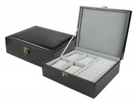 7905004 Jewellery box for cufflinks/removable inserts/bow