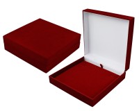 24408 Flocked box,  rectangular,  the series of Classics