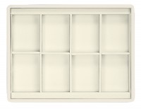417218 Display tray with rounded corners, no inserts, 8 cells (cell size 47х65)