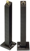 431088 Floor-standing ring holder,  1 clip,  platform size 120х120 mm