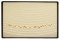 416408 Display tray with rounded corners for 12 bracelets/neclaces