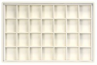 416228 Display tray with rounded corners,  no inserts,  28 cells (cell size 40х46)