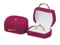 40601 Case flocked handbag is an oval,  a series of Romance
