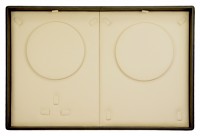 416410 Display tray with rounded corners for 2 neclaces