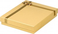 38708 Hard cardboard with decorative taping,  rectangular with bow foil