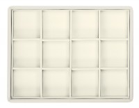 417224 Display tray with rounded corners, no inserts, 12 cells (cell size 47х47)