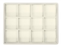 417224 Display tray with rounded corners,  no inserts,  12 cells (cell size 47х47)