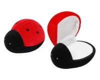 34601 Flocked box, ladybug, Children's collection