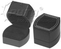 71001 Plastic box,  artificial leather cover,  Charlie collection