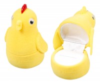 35601 Flocked box,  a cockerel,  Children's collection