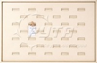 411004 Display tray for rings,  32 cells