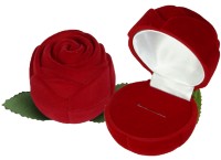 40301 Flocked box, rose, a series of Romance