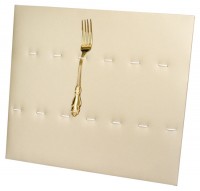 431625 Display board for silverware,  with bands