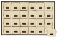 416309 Display tray with rounded corners for 24 sets / Removable inserts / Tag window / 1 c