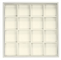 414224 Display tray,  no inserts,  16 cells (cell size 47х47)