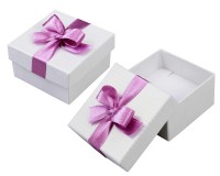 90030 Hard cardboard with ribbon on the lid, a series of Pearl classic 60х60
