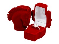 59301 Flocked box,  a horse,  Children's collection