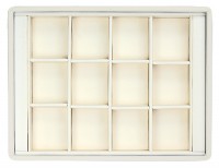 417228 Display tray with rounded corners,  no inserts,  12 cells (cell size 40х46)