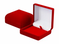 21410 ML Flocked box,  semi-circular,  the series of Classics
