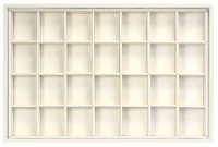 411228 Display tray,  no inserts,  28 cells (cell size 40х46)