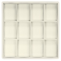 418218/Д Display tray with rounded corners, no inserts, inserts holders, 12 cells (cell size 47х65)