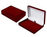 21608 Flocked box, rectangular, the series of Classics
