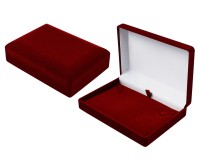 21608 Flocked box,  rectangular,  the series of Classics