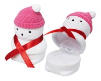 51201 Flocked case,  snowman,  New Year series