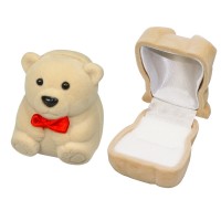 30701 Flocked box, a little bear, Children's collection