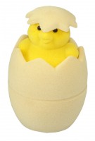 35701 Flocked box, chicken in the egg, Children's collection