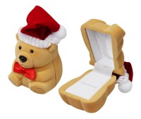 30701/Ш Case flocked, little bear, a series of New Year