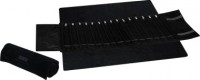 211735 Jewelry carrying roll,  black flock (chains)