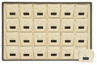 416308 Display tray with rounded corners for 24 sets / Removable inserts / Tag window / 3 c