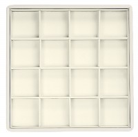 418224/Д Display tray with rounded corners, no inserts, inserts holders, 16 cells (cell size 47х47)