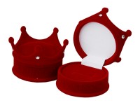 56401 Flocked box,  a crown,  Children's collection