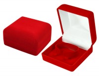 22806 Flocked box, semi-circular, the series of Classics