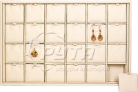 411102 Display tray for 24 pairs of earrings / Removable inserts